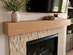 White Oak Floating Shelf 3" Thick