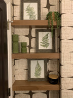 Walnut Floating Shelves – 3" Thick