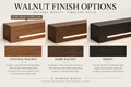 White Oak & Walnut Finish Samples - 5 Sample Bundle